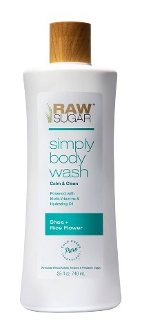 Raw Sugar Simply Body Wash Shea & Rice Flower