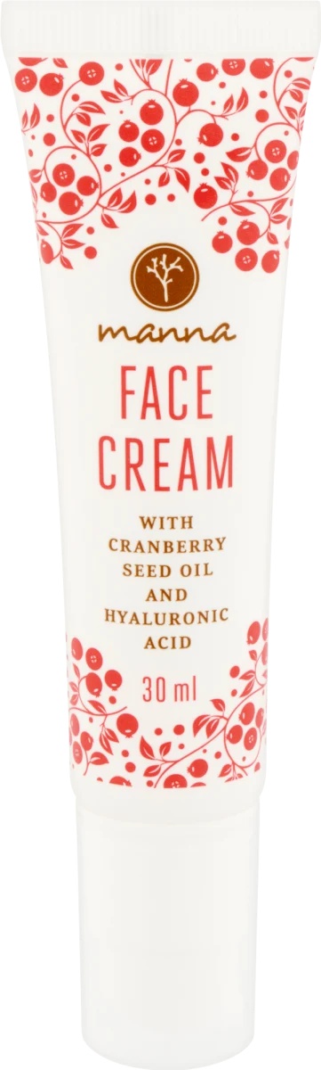 Manna Face Cream With Cranberry And Hyaluronic Acid