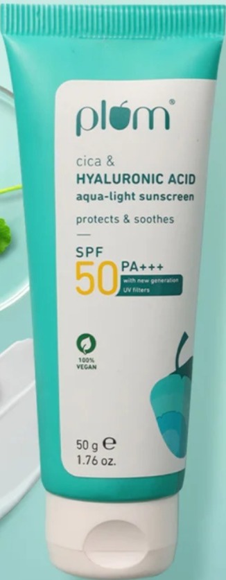 PLUM Cica & Hyaluronic Acid SPF 50 Sunscreen