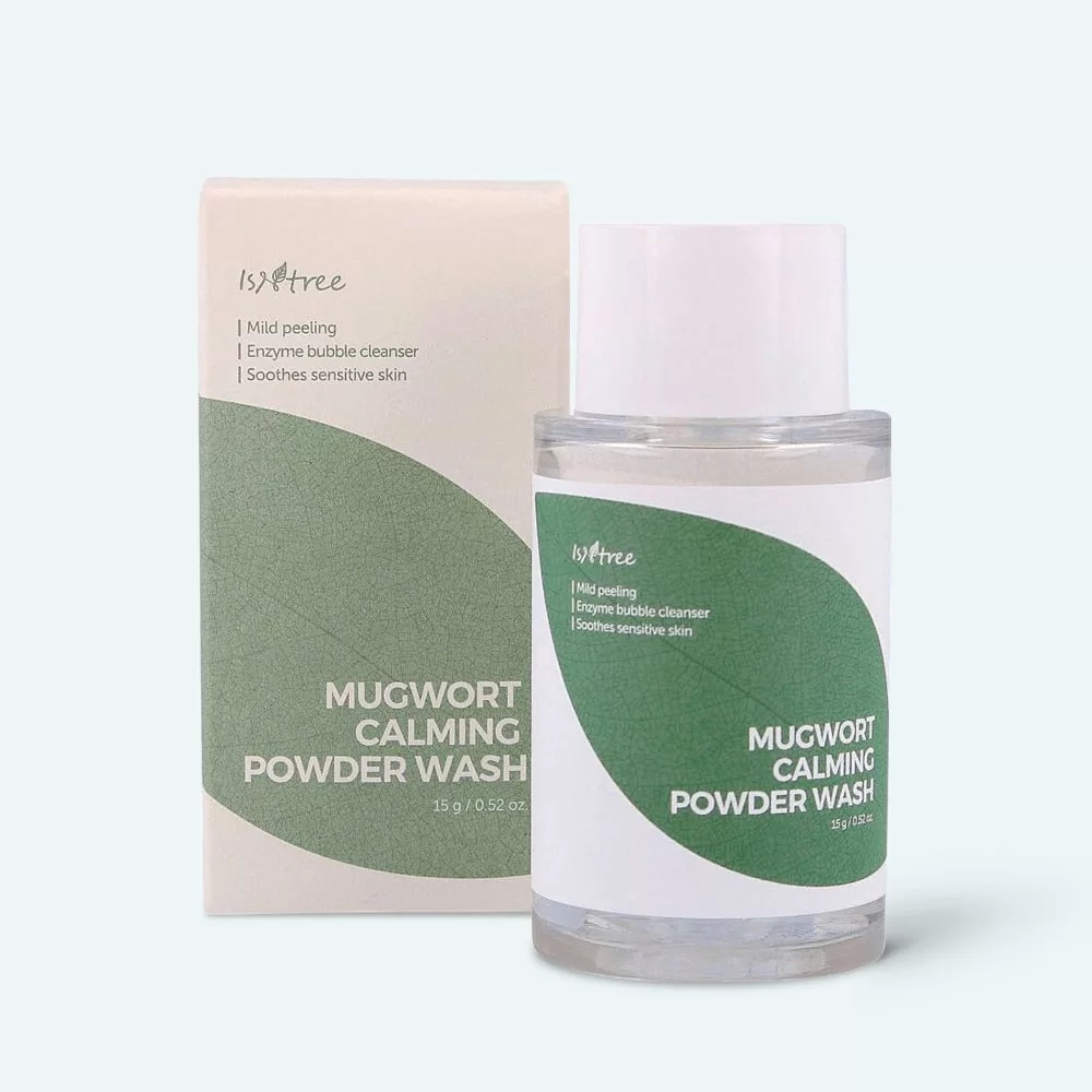 Isntree Mugwort Calming Powder Wash