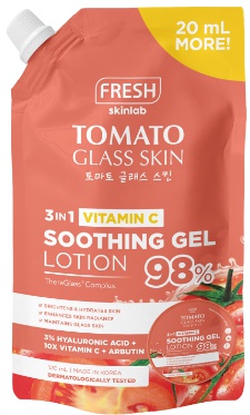 Fresh Skinlab Bt21 Tomato Glass Skin Soothing Gel Lotion