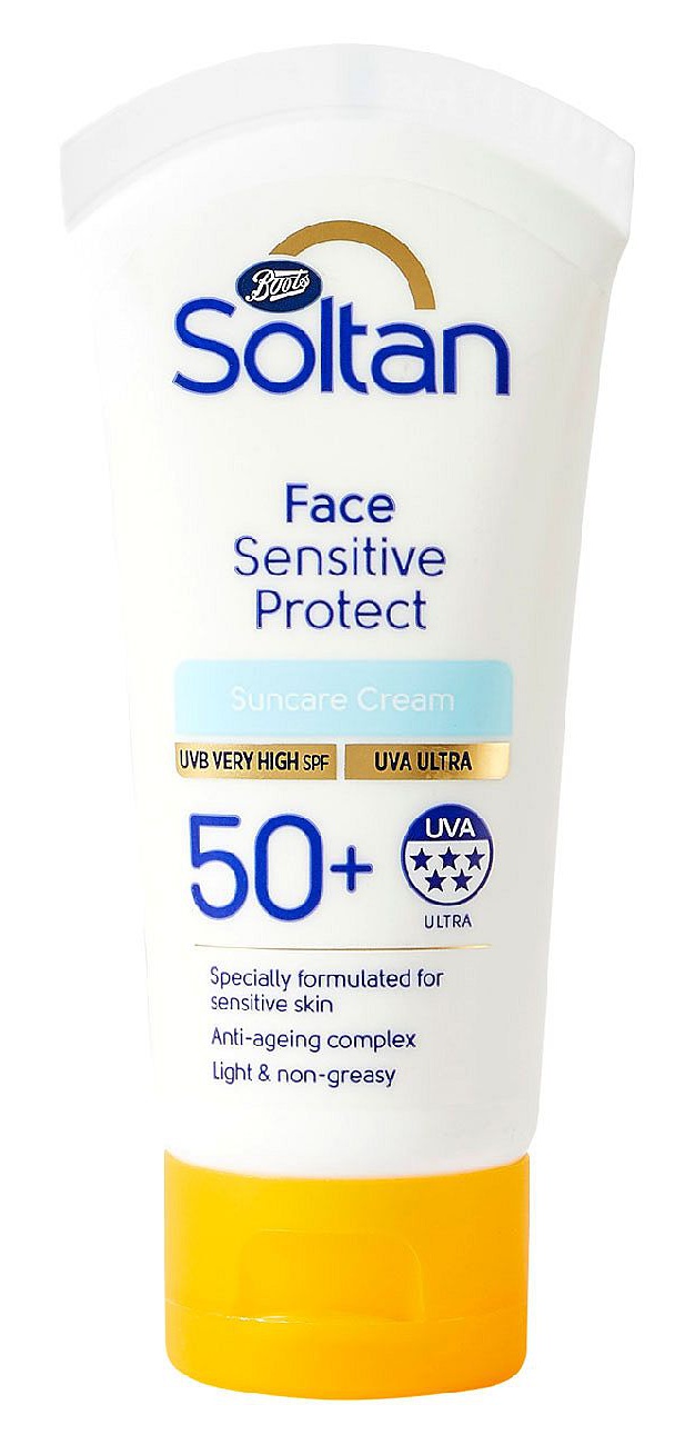 Soltan Sensitive Face Screen SPF50+