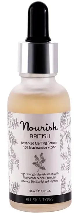 Nourish british Advanced Clarifying Serum Niacinamide