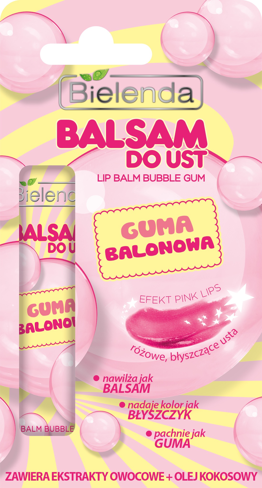 Bielenda Lip Balm Bubble Gum