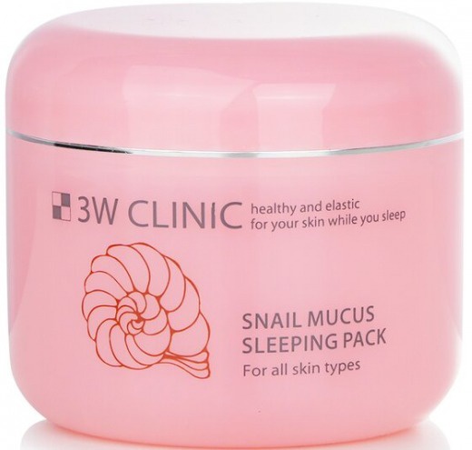 3W Clinic Snail Mucus Sleeping Pack