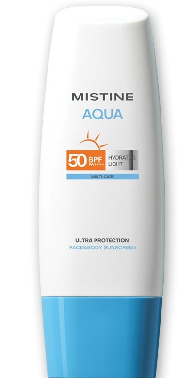 Mistine Aqua Base Ultra Protection Hydrating Face & Body Sunscreen SPF50 Pa++++