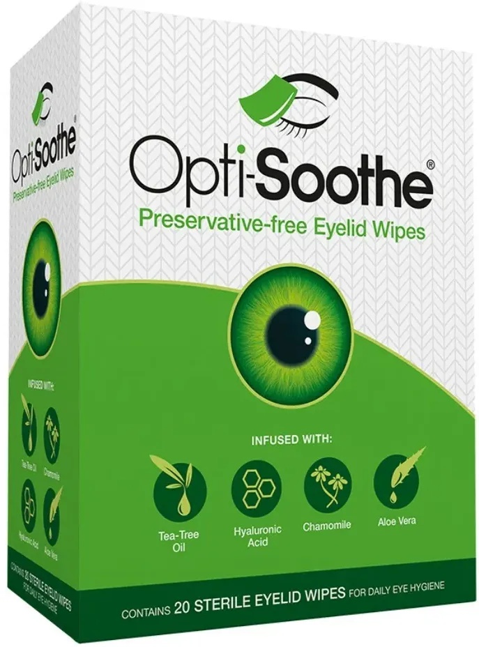 Opti-Soothe Preservative-free Eyelid Wipes