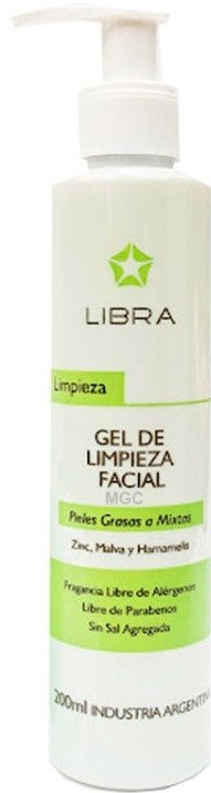 Libra Cosmetica Gel De Limpieza Facial Para Pieles Mixtas Y Grasas