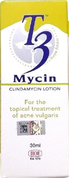 T3 Mycin Clindamycin Lotion