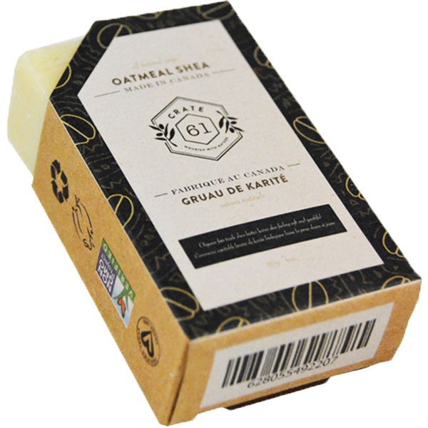Crate 61 Organics Oatmeal Shea Soap