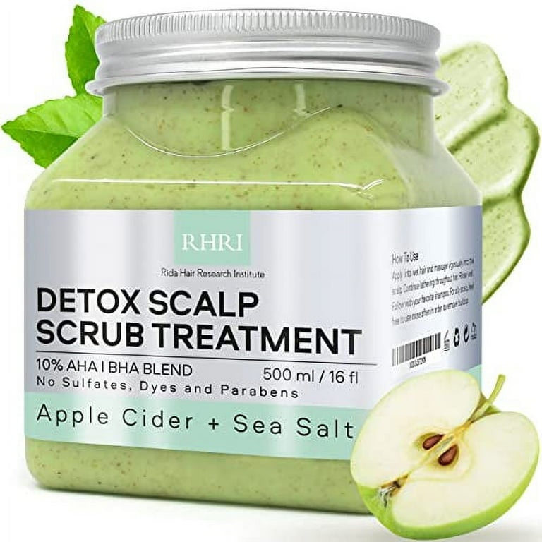 RHRI Apple Cider & Sea Salt Scalp Scrub Detox Scalp Scrub Treatment