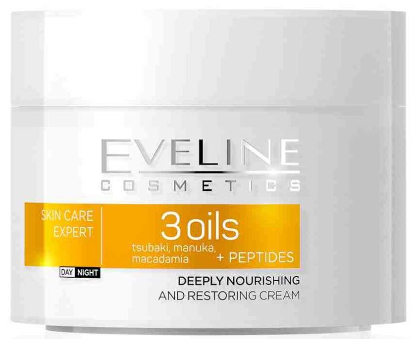 Eveline 3 Oils - Deeply Nourishing Rebuilding Cream