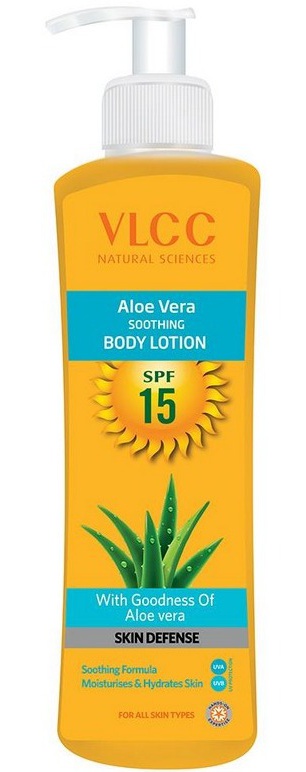 VLCC Soothing Aloevera SPF 15 Body Lotion