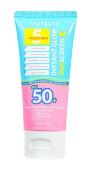 Animate Instant Glow Sunscreen SPF 50+