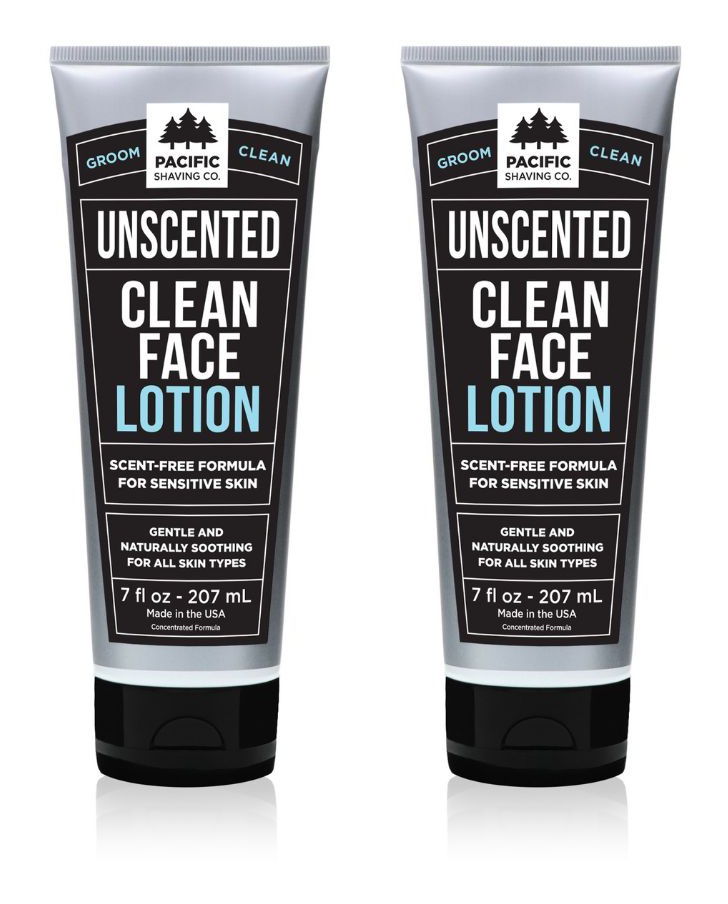 Pacific Shaving Co. Clean (unscented) Face Lotion