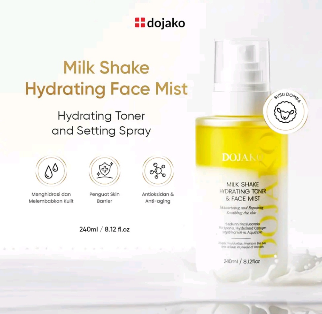 Dojako Milk Shake Hydrating Toner & Face Mist Spray