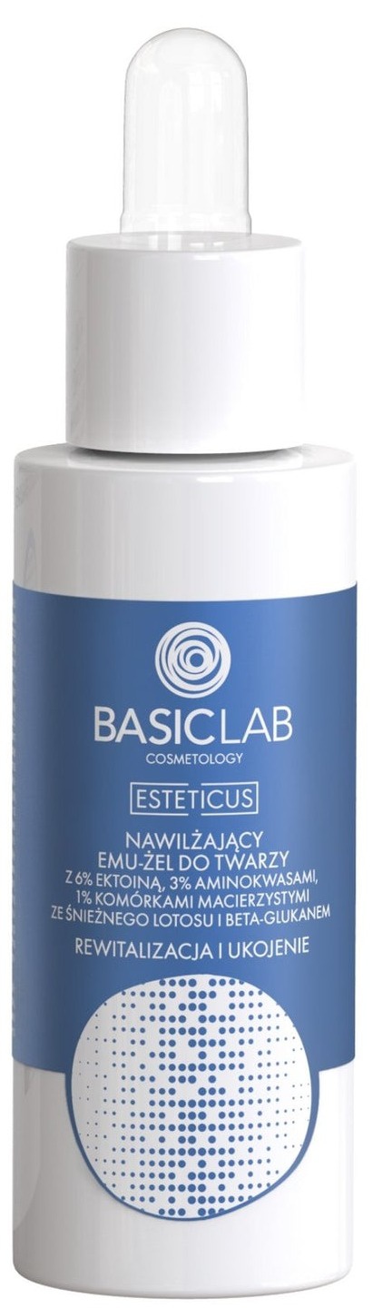 Basiclab Esteticus Moisturizing Face Emul-Gel With 6% Ectoin