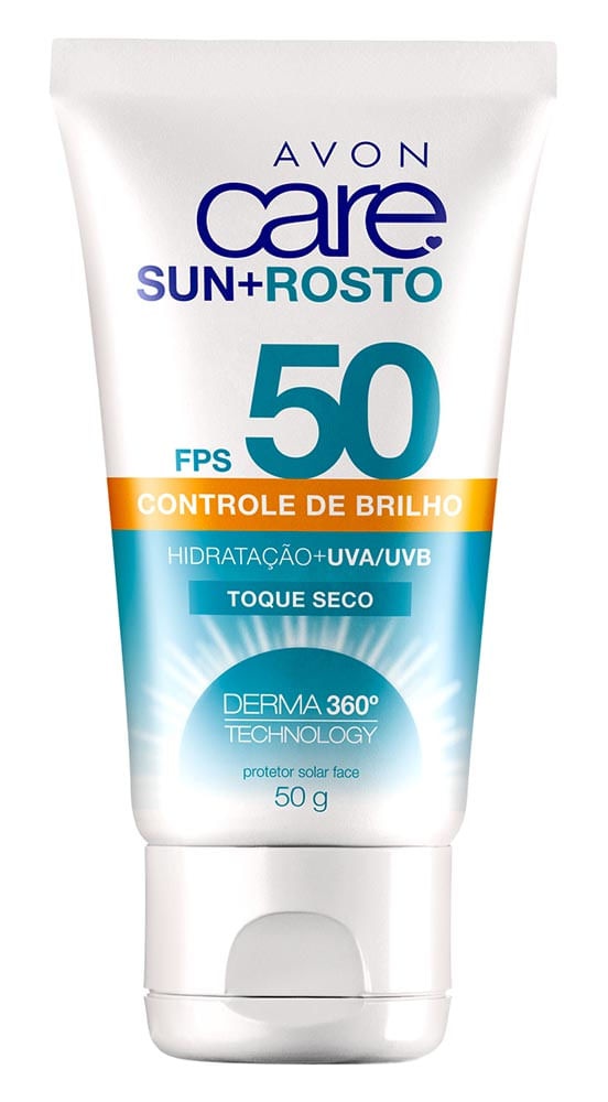 Avon Sun+Rosto FPS 50 Control Del Brillo Dry Touch