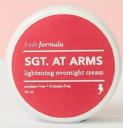 fresh formula Sgt. At Arms Lightening Overnight Cream