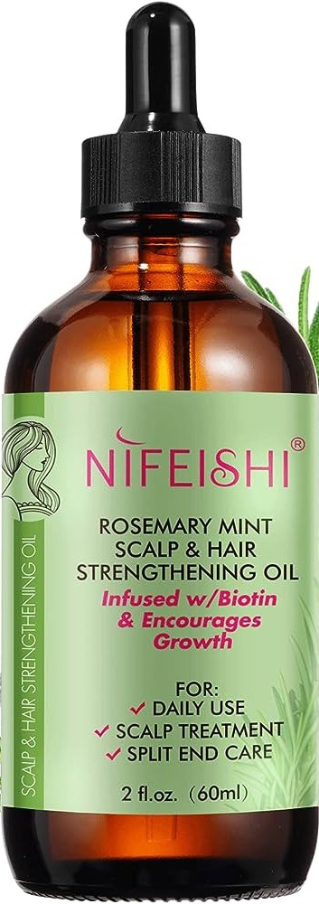 Nifeishi Rosemary Mint Scalp & Hair Strengthening Oil