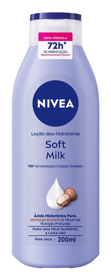 Nivea Loção Hidratante Desodorante Soft Milk (nova Fórmula)