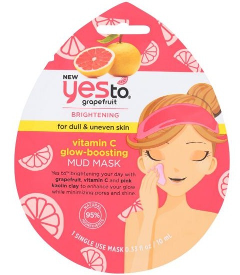 Yes To Grapefruit Brightening Vitamin C Glow-boosting Mud Mask