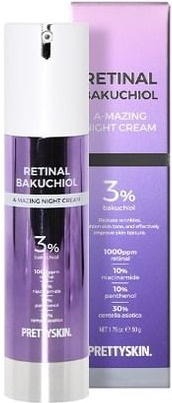 Pretty Skin Retinal Bakuchiol A-mazing Night Cream Pump