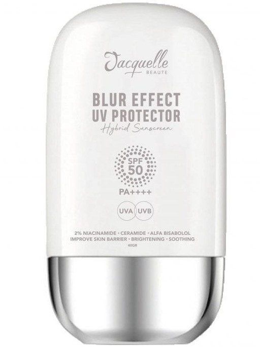 Jacquelle Blur Effect UV Protector : Hybrid Sunscreen SPF 50 Pa++++