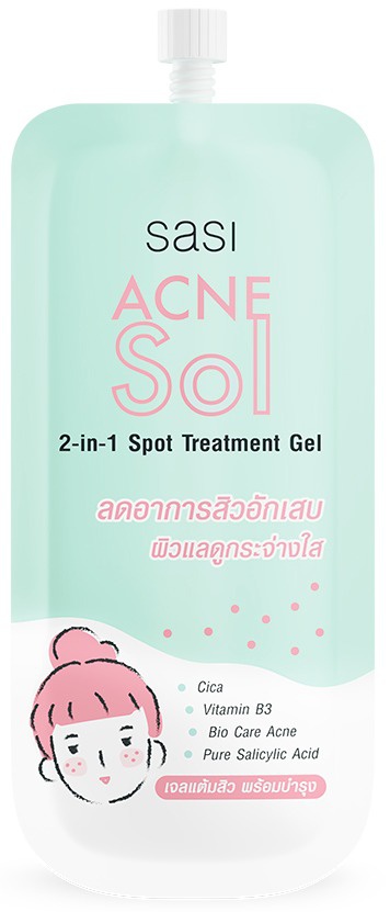 Sasi Acne Sol 2-in-1 Spot Treatment Gel