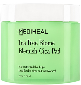 Mediheal Tea Tree Biome Blemish Cica Toner Pad