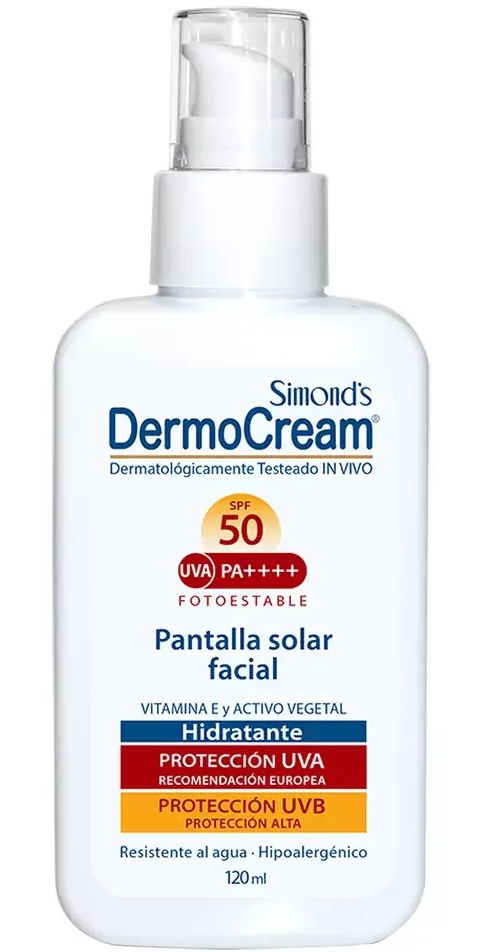 Simond's Pantalla Solar Facial Dermocream Spray SPF50+ UVB/UVA Hidratante