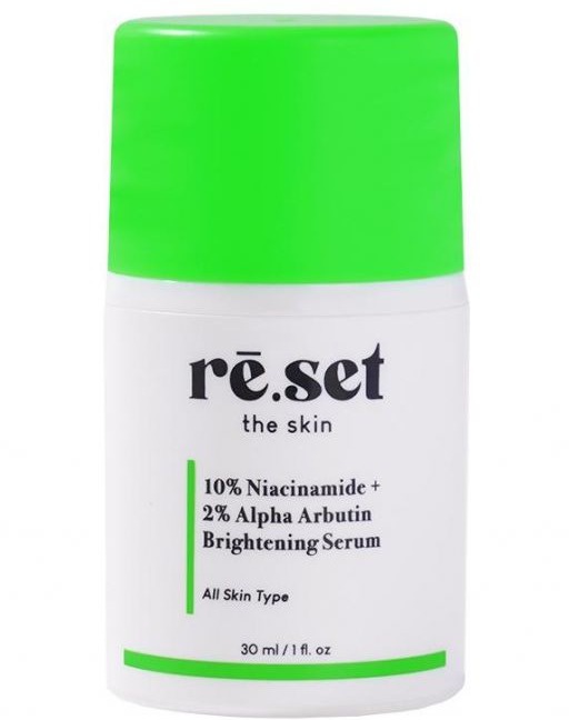 Reset The Skin 10% Niacinamide + 2% Alpha Arbutin Brightening Serum
