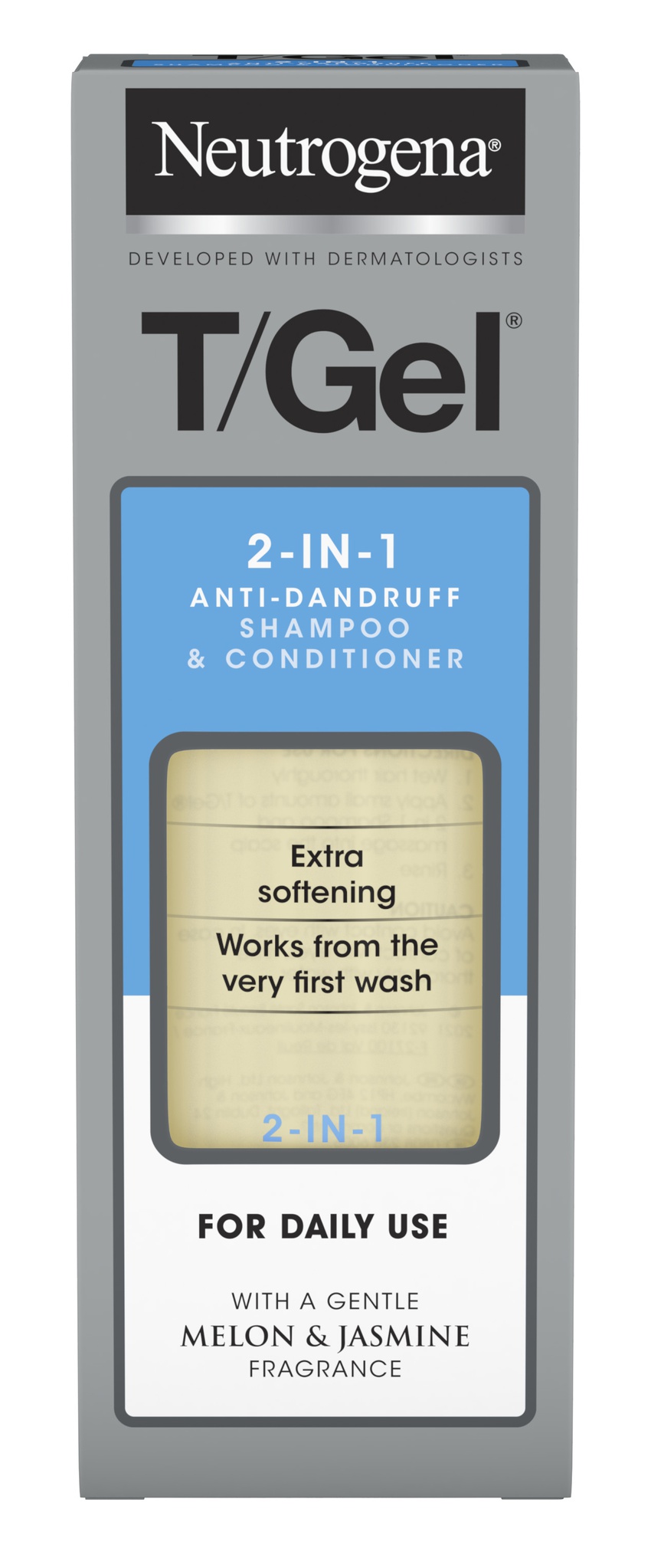 Neutrogena T/gel 2 In 1 Anti-dandruff Shampoo & Conditioner (u.k. Version)