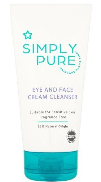 Superdrug Simply Pure Eye And Face Cream Cleanser