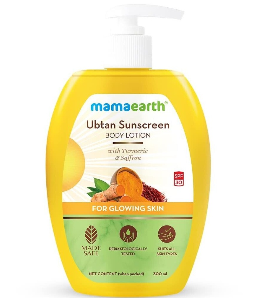 Mamaearth Ubtan Sunscreen Body Lotion SPF 30