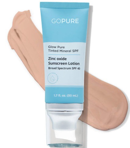 goPure Beauty Glow Pure Tinted Mineral Sunscreen SPF