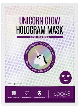 Soo'Ae Unicorn Glow Hologram Mask