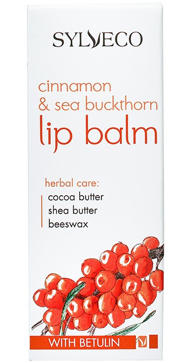 Sylveco Cinnamon & Sea Buckthorn Lip Balm
