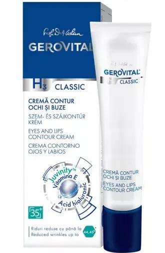 Gerovital H3 Classic | Eyes And Lip Contour Cream