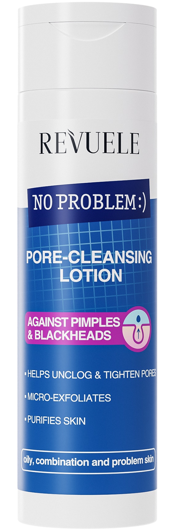 Revuele No Problem Pore-Cleansing Lotion Against Pimples & Blackheads