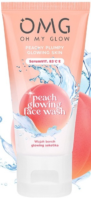 OMG Oh My Glow Peach Glowing Face Wash