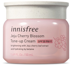 innisfree Jeju Cherry Blossom Tone-up Cream SPF 30 Pa++ ingredients ...