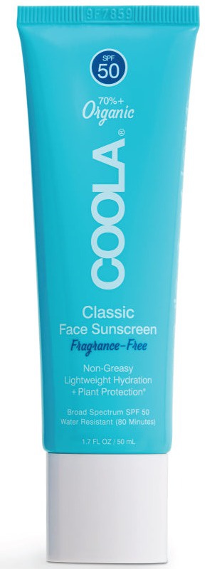 Coola Classic Face Organic Sunscreen Lotion SPF 50 - Fragrance Free