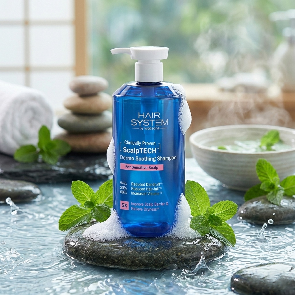 HAIR SYSTEM BY WATSONS Hair System Scalptech Dermo Soothing Shampoo