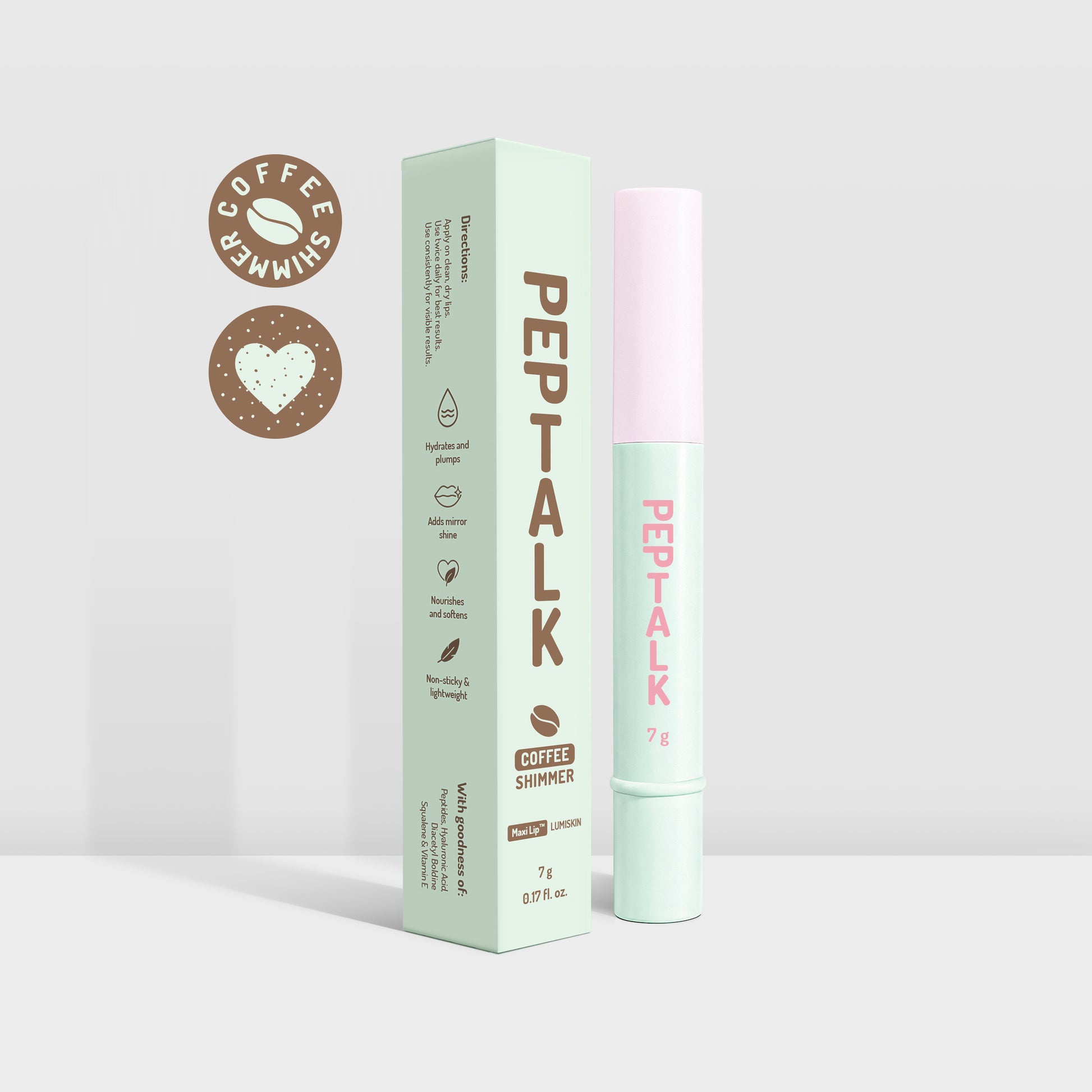 SkinJoy Peptalk Lip Treatment - Coffee Shimmer