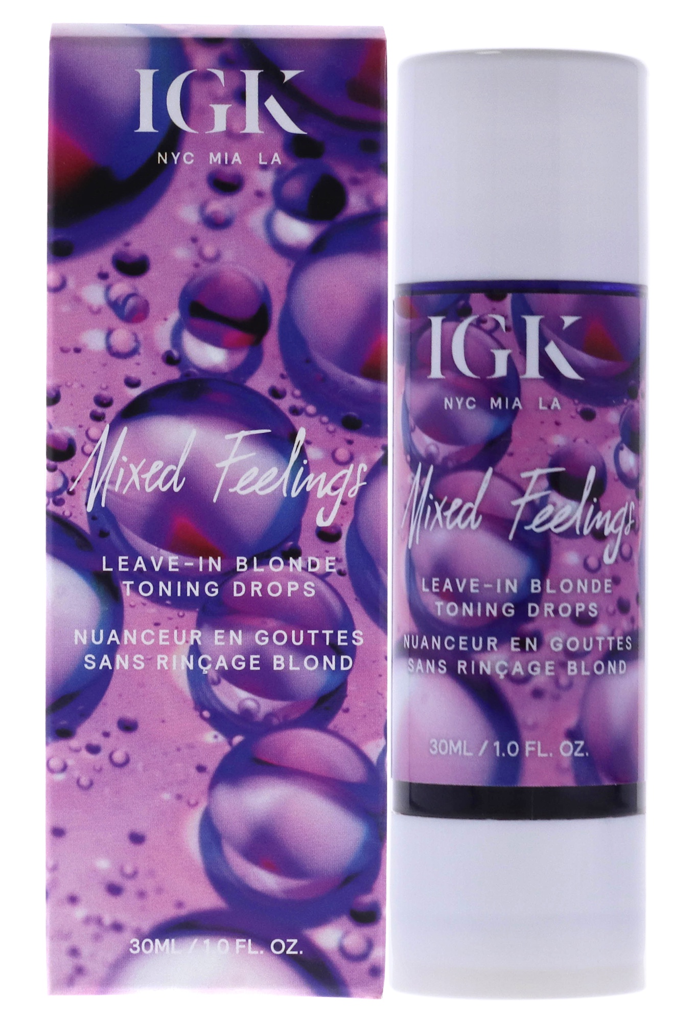 IGK Mixed Feelings Leave-in Blonde Toning Drops