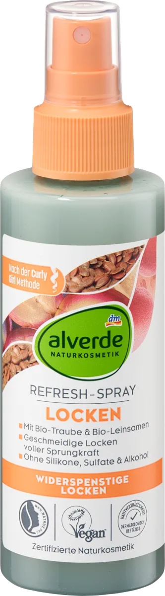 alverde Locken Refresh-Spray