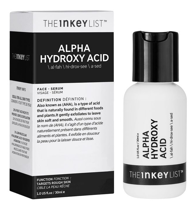 Paradox koolhydraat Vaak gesproken The Inkey List Alpha Hydroxy Acid Serum ingredients (Explained)