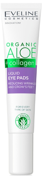 Eveline Organic Aloe + Collagen Liquid Eye Pads Reducing Wrinkles And Crow’s Feet