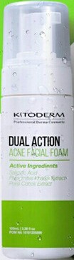 Kitoderm Dual Action Acne Facial Foam